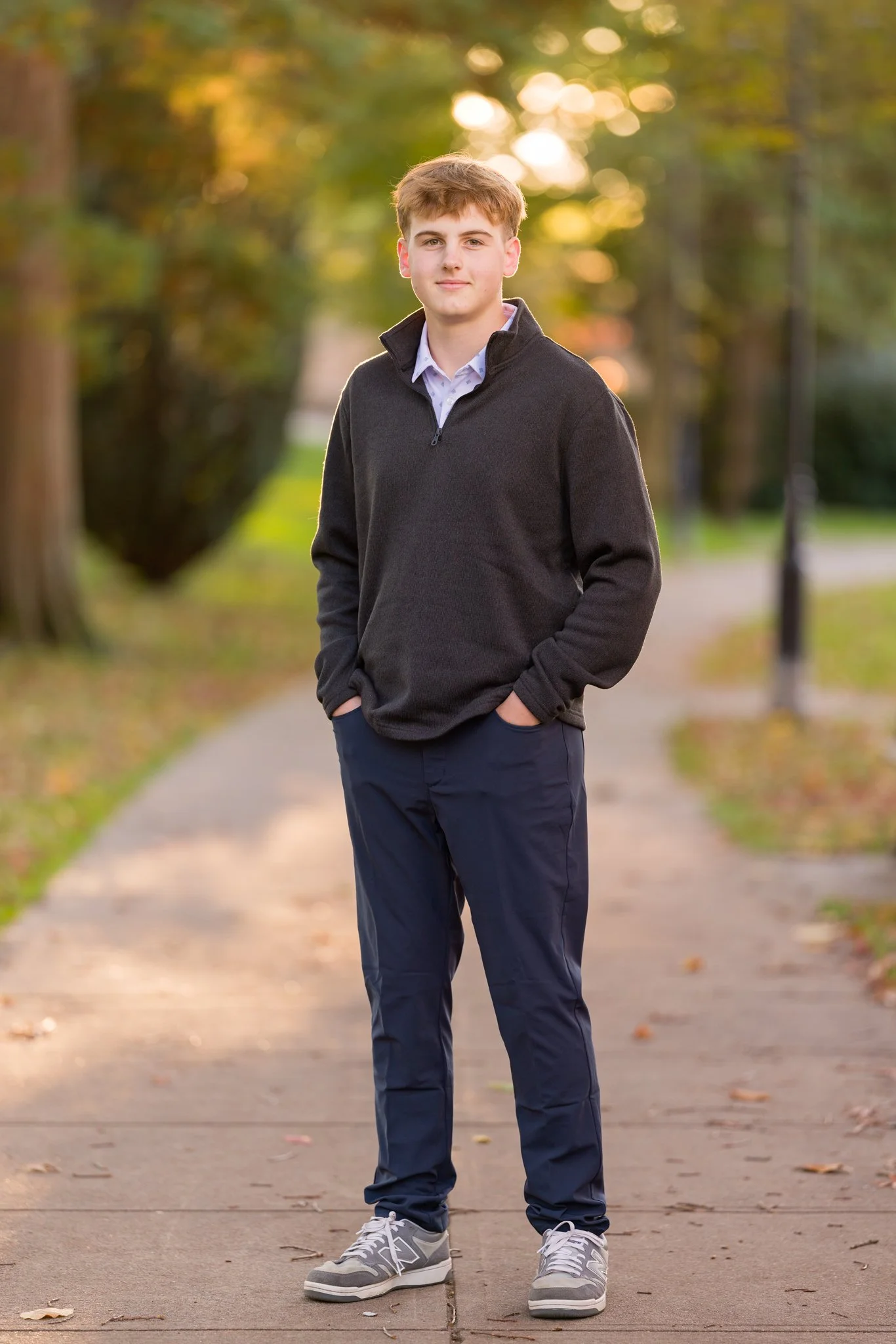 Dom's Wilcox Park Senior Portraits | RI Senior Photographer