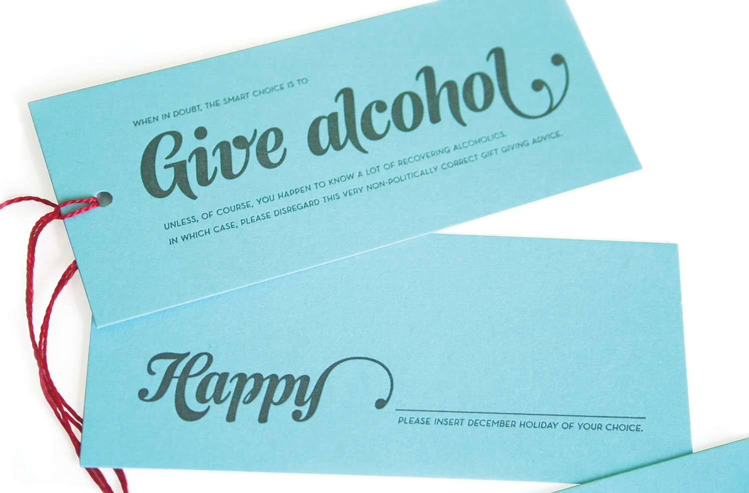 Julie Rado Design Christmas Card & Gift Tag Self-Promotion
