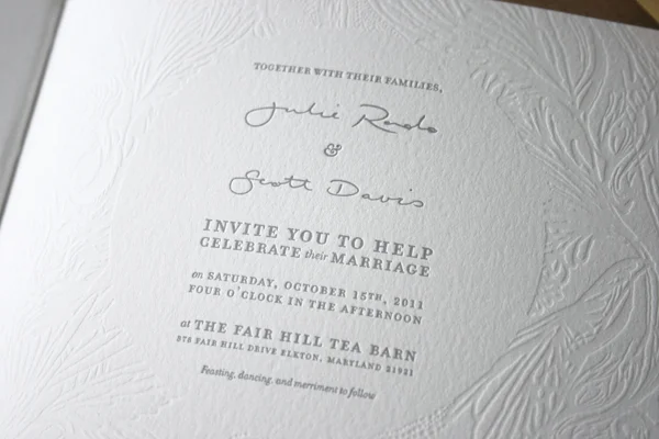 J & S Wedding Invitations, Julie Rado