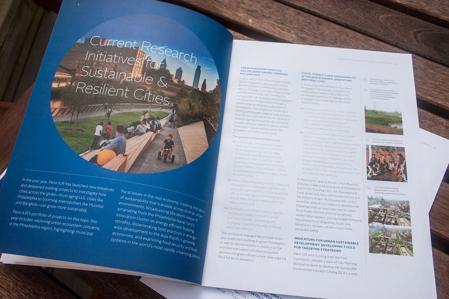 Penn Institute for Urban Research 2012 Annual Report: Local to Global, Julie Rado/Untuck Design
