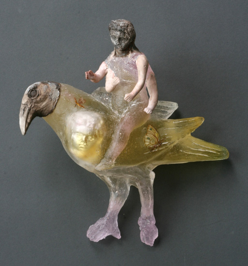 Lord Vishnu Riding on Garuda by Christina Bothwell