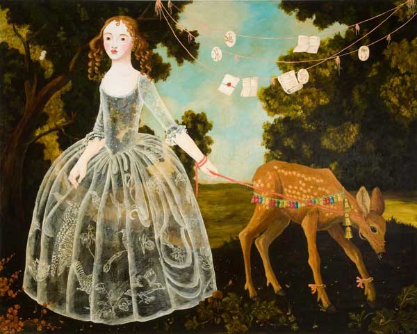"Girl and Fawn"