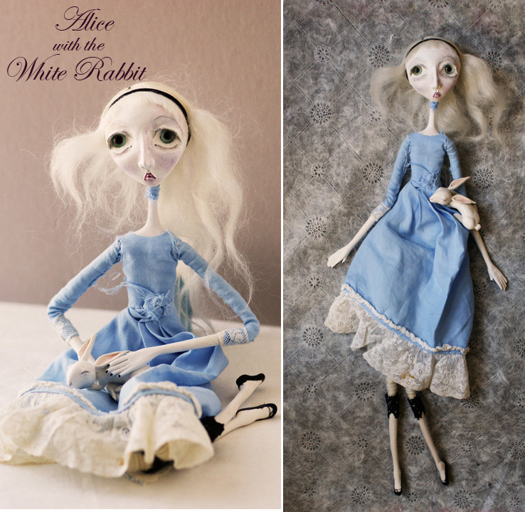 "Alice with the White Rabbit"
