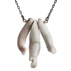 Porcelain baby doll parts. 