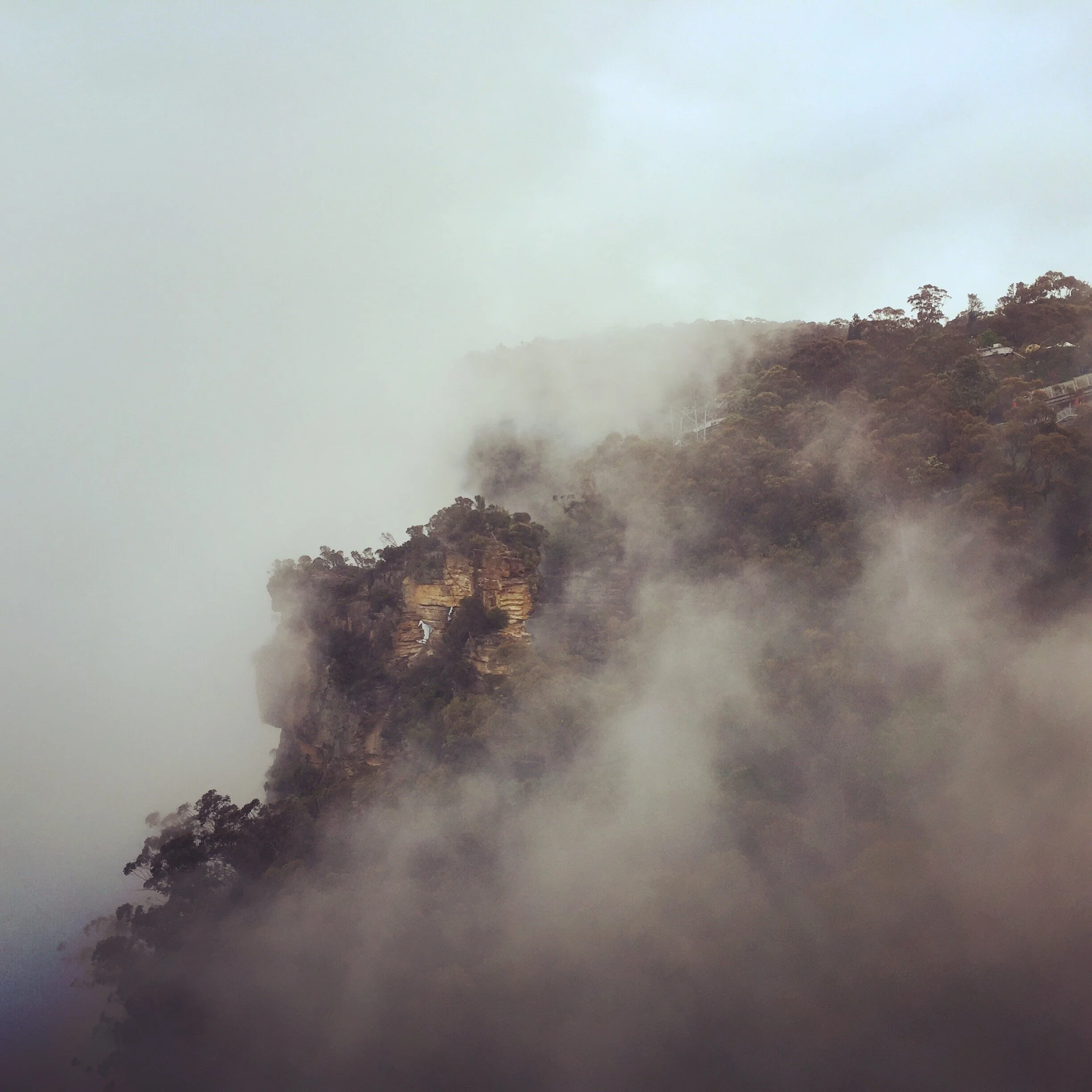 Fog in the Mountains