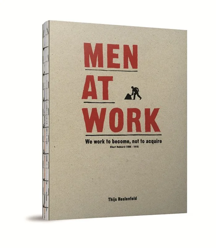 Men at work
' Men at work ' portrays men from all over the world in their working environment. For a few book reviews, check out photobook.com , moorsmagazine.com (Dutch) and cadoc.nl (Dutch) or have a look at this preview of the book (PDF). Thijs worked for almost 20 years on this project. The results are now published in this beautiful book, launched together with a solo exhibition in Amsterdam's Melkweg Gallery. 'Men at work' won a Red Dot Award in the category product design.
Published by Oost West Thijs Best, 80 pages, hardback with screenprinted cover, English
txt, ISBN 9789081247009, price € 17,50 The book is available in local Dutch and Belgian bookstores and via bol.com and cosmox.be . You can also order on this website: click here if you live in The Netherlands or here if you live somewhere else on the planet. We use Paypal; if you don't have a PayPal account simply choose the option to pay with your creditcard. 