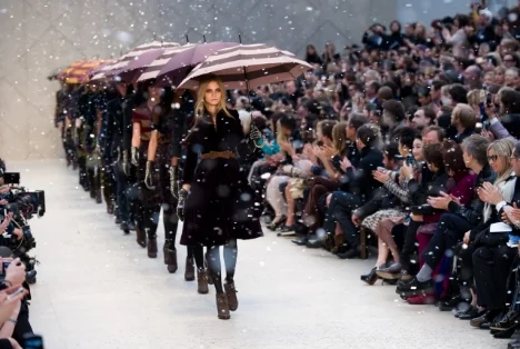Cara Delevingne walks for Burberry. Source: Guardian.