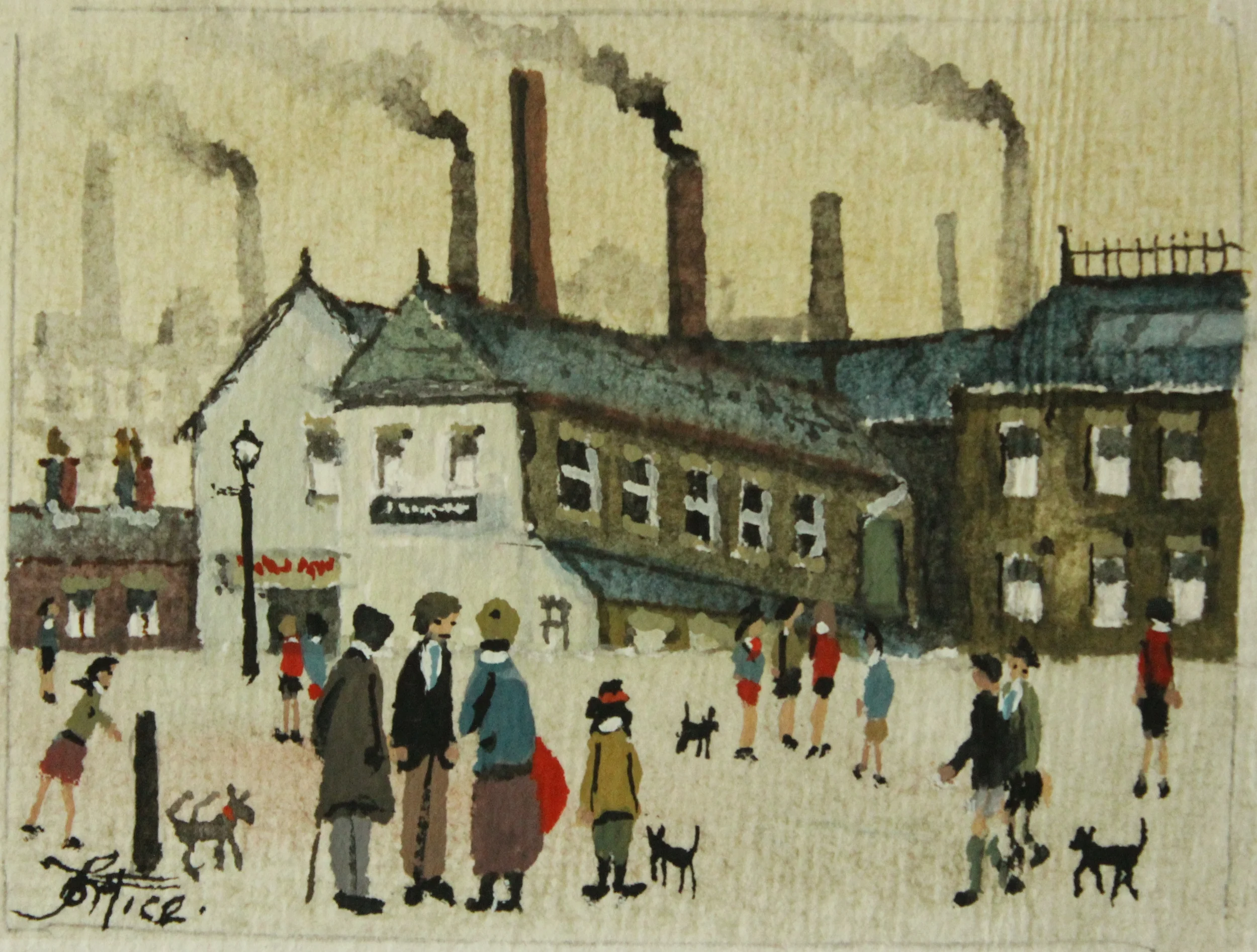 Miniature (watercolour on paper) by Allen Tortice, to be featured in the exhibition