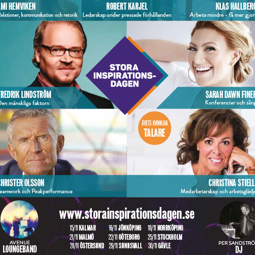 Stora Inspirationsdagen i Jönköping den 16 november .