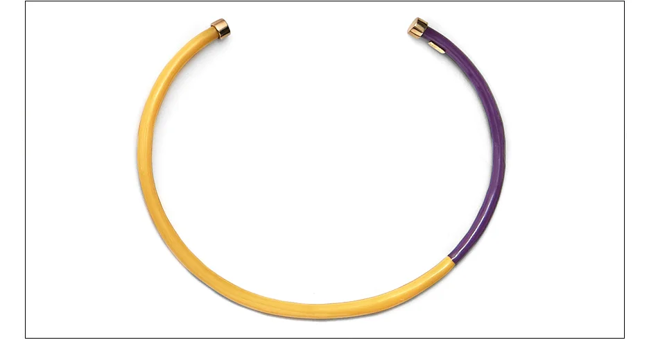 lucy collar / enamel coated brass shop