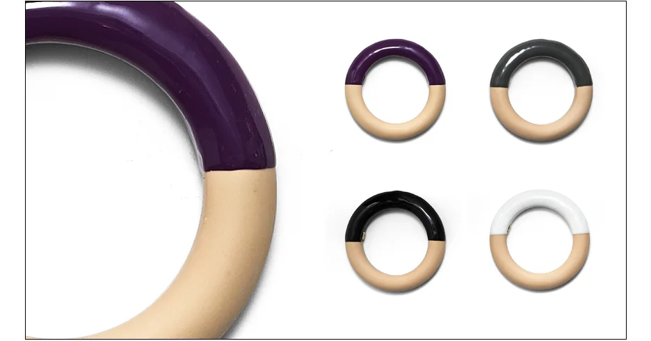 mira bangles / enamel coated resin shop