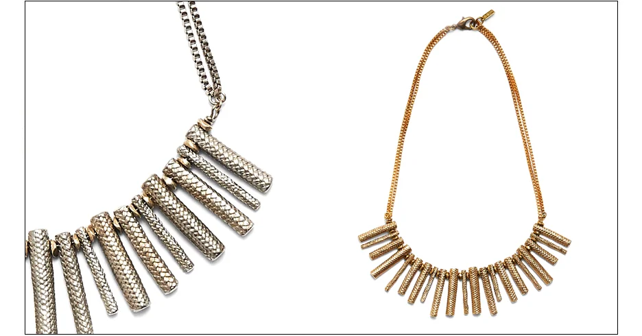 arda necklace / casted rope on brass chain inquire about availability
