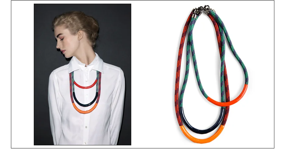 mcintosh strands / enamel coated rope with plated metal hooks