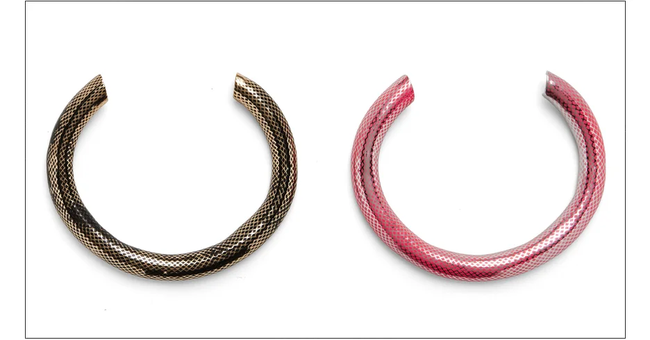  emmett collar / painted plated metal   inquire about availability     