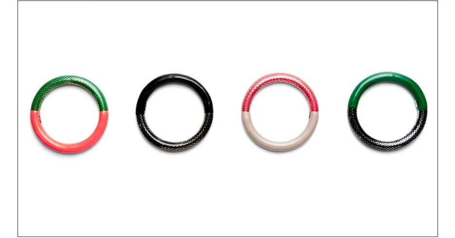  chester bangle / enamel coated painted metal bangle   shop  