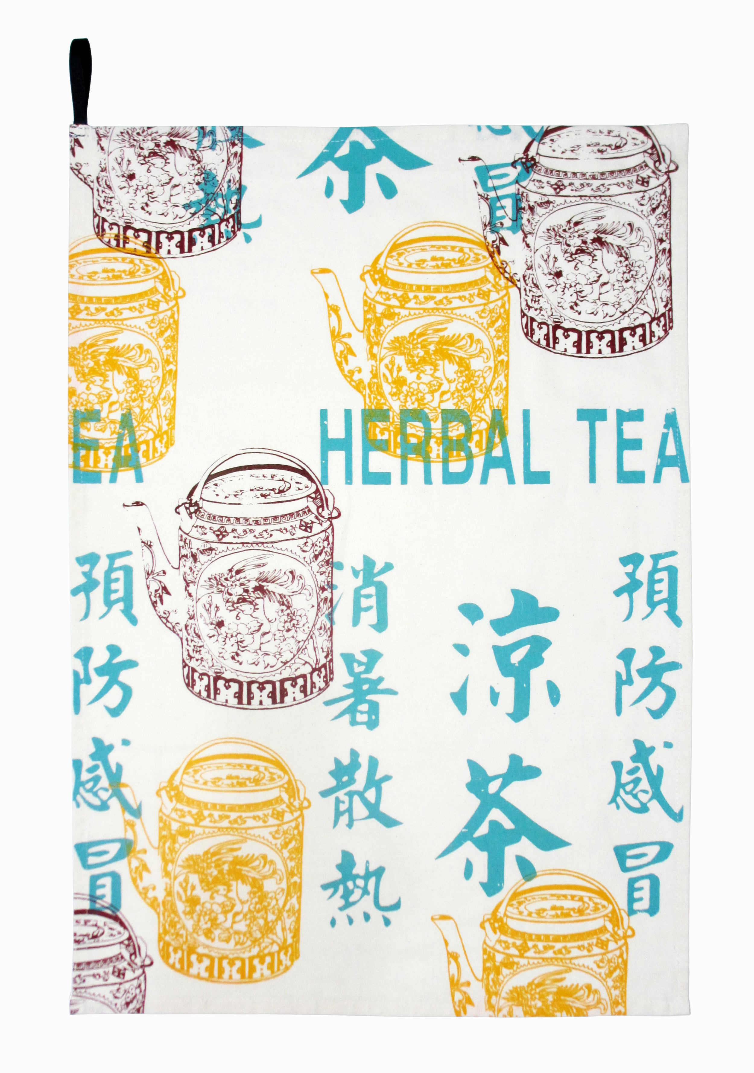 Peranakan Tea Pot Tea Towel Full.jpg