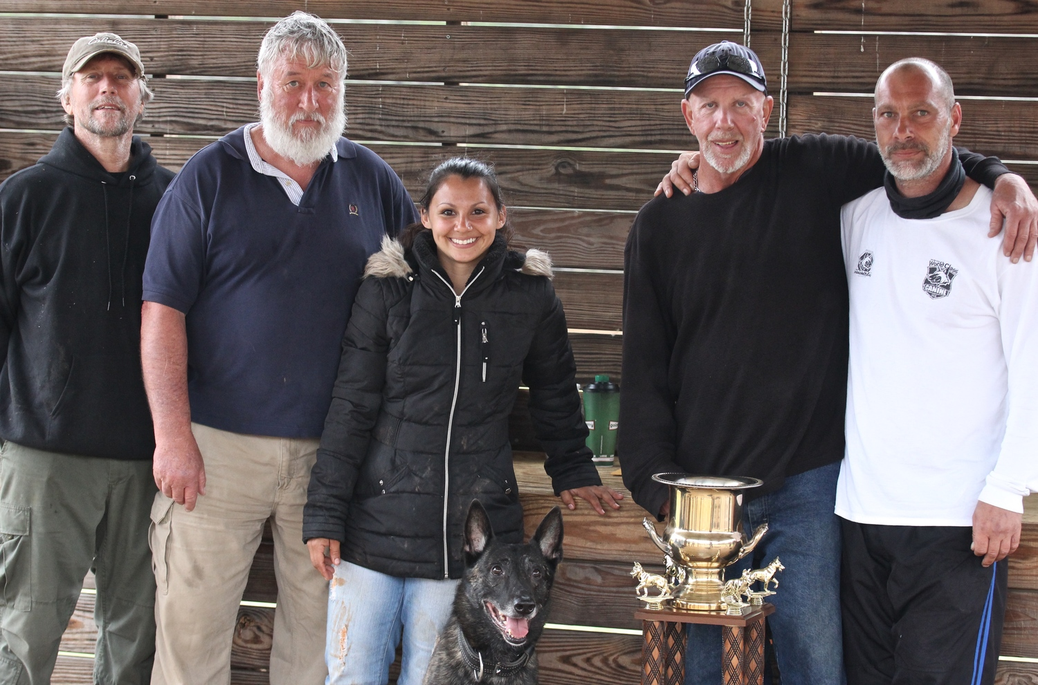 The decoys with Mark and the PPD Champion Amanda