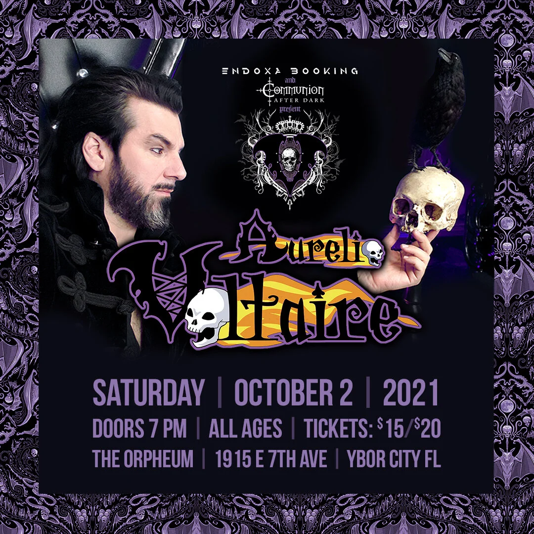 Aurelio Voltaire at The Orpheum Tampa, Oct 2, 2021