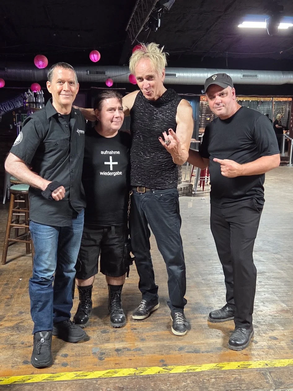 DJ Griffin, DJ Gold, Bill Leeb (Front Line Assembly) and DJ Paradise