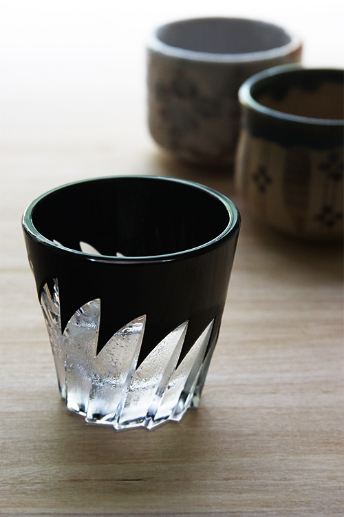 Choko, or Guinomi for sake is generally designed very small. This makes friends drinking Sake together refill each other's glass more often as a "good friend" ritual.