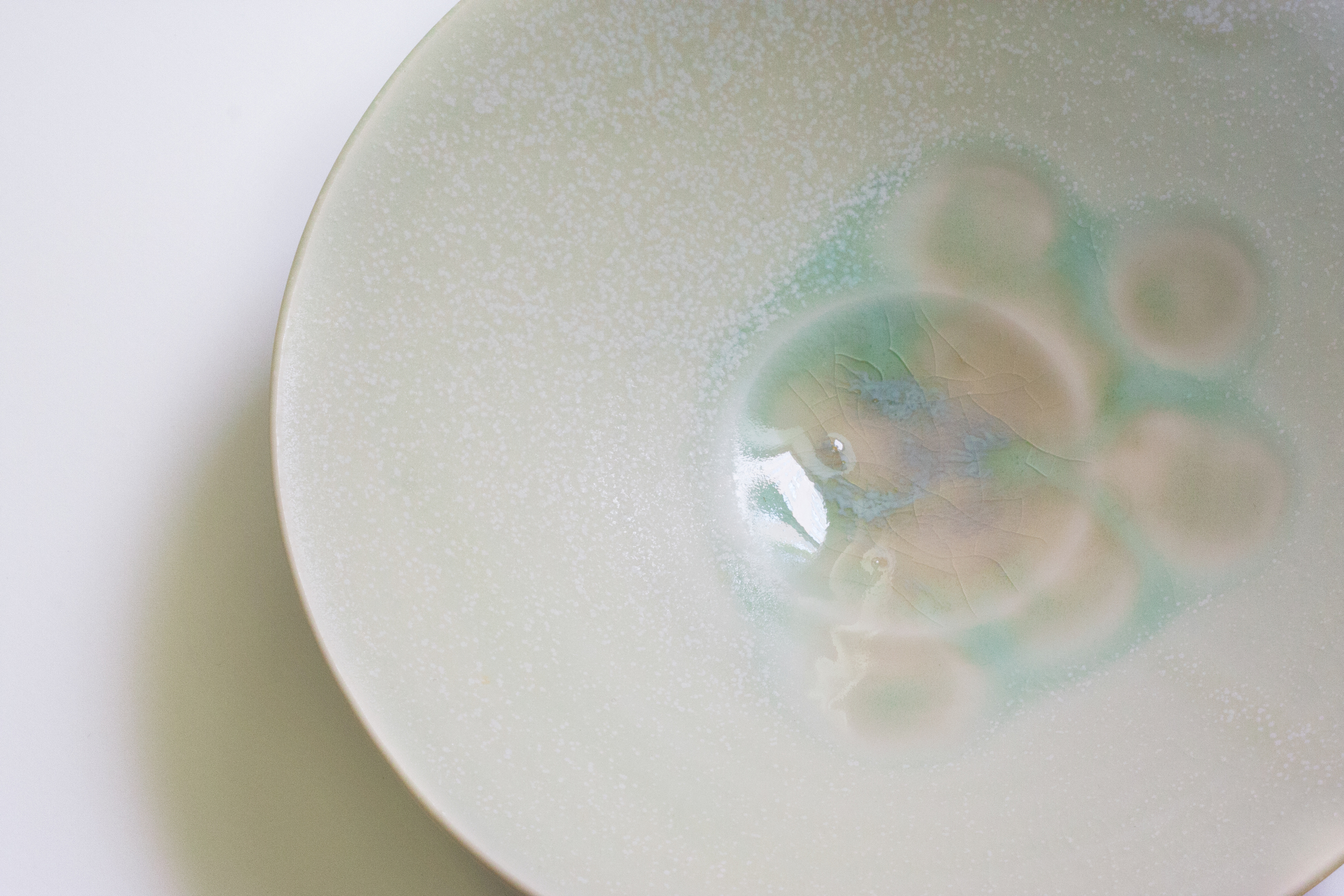 5. Aqua Glaze Medium Bowl