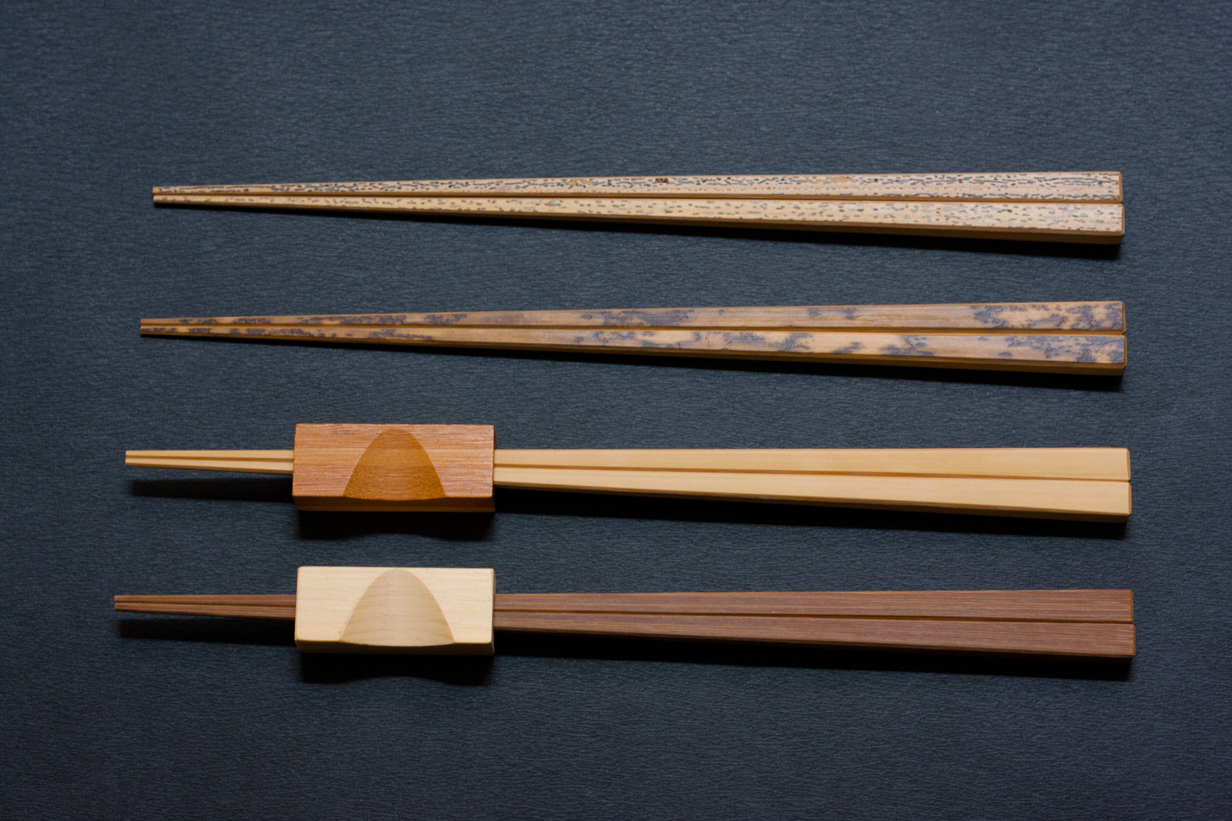 Kyo Saga Bamboo chopsticks in 4 different styles