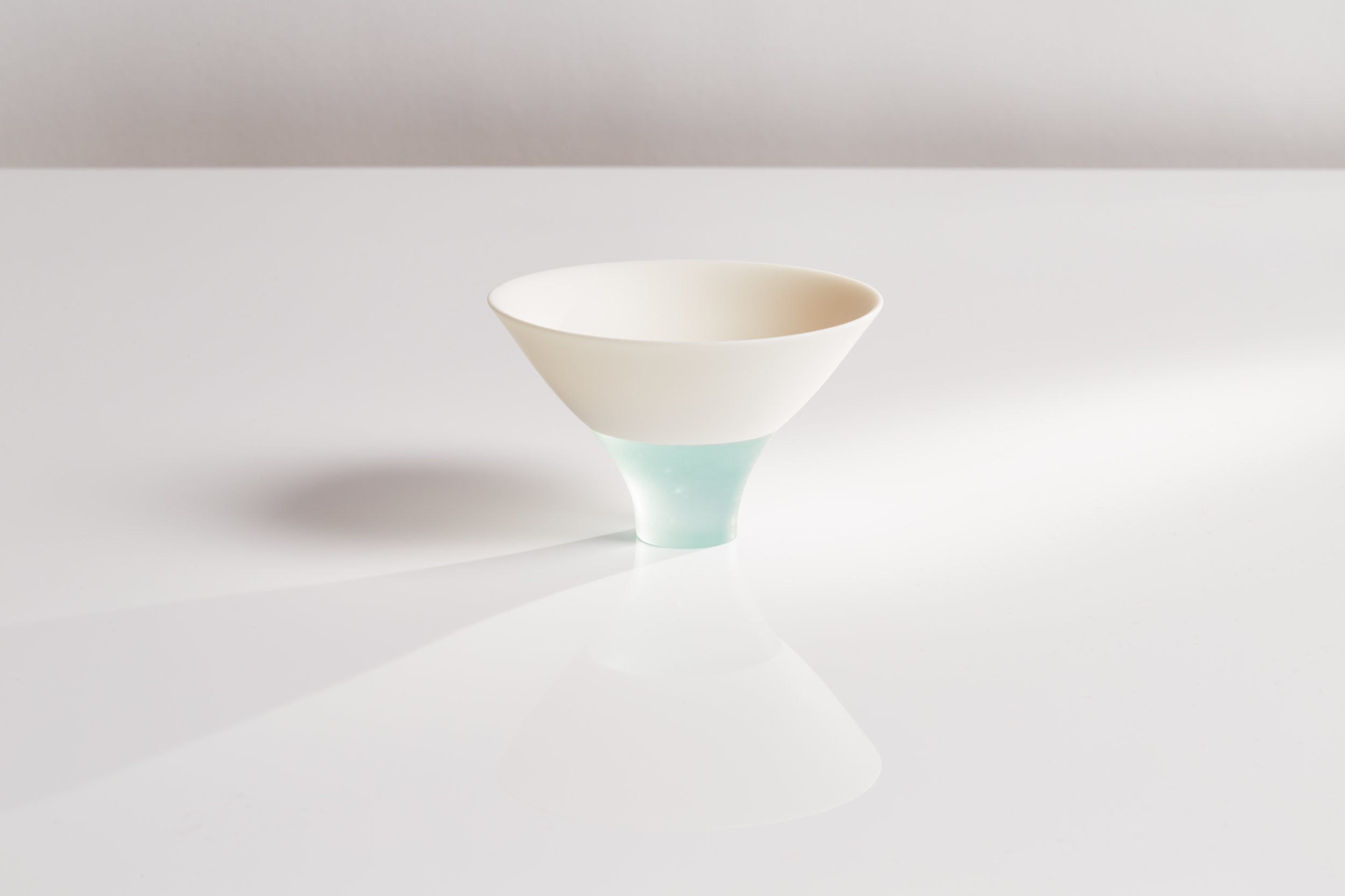 3. Sake Cup with Glass Kodai by Misa Tanaka