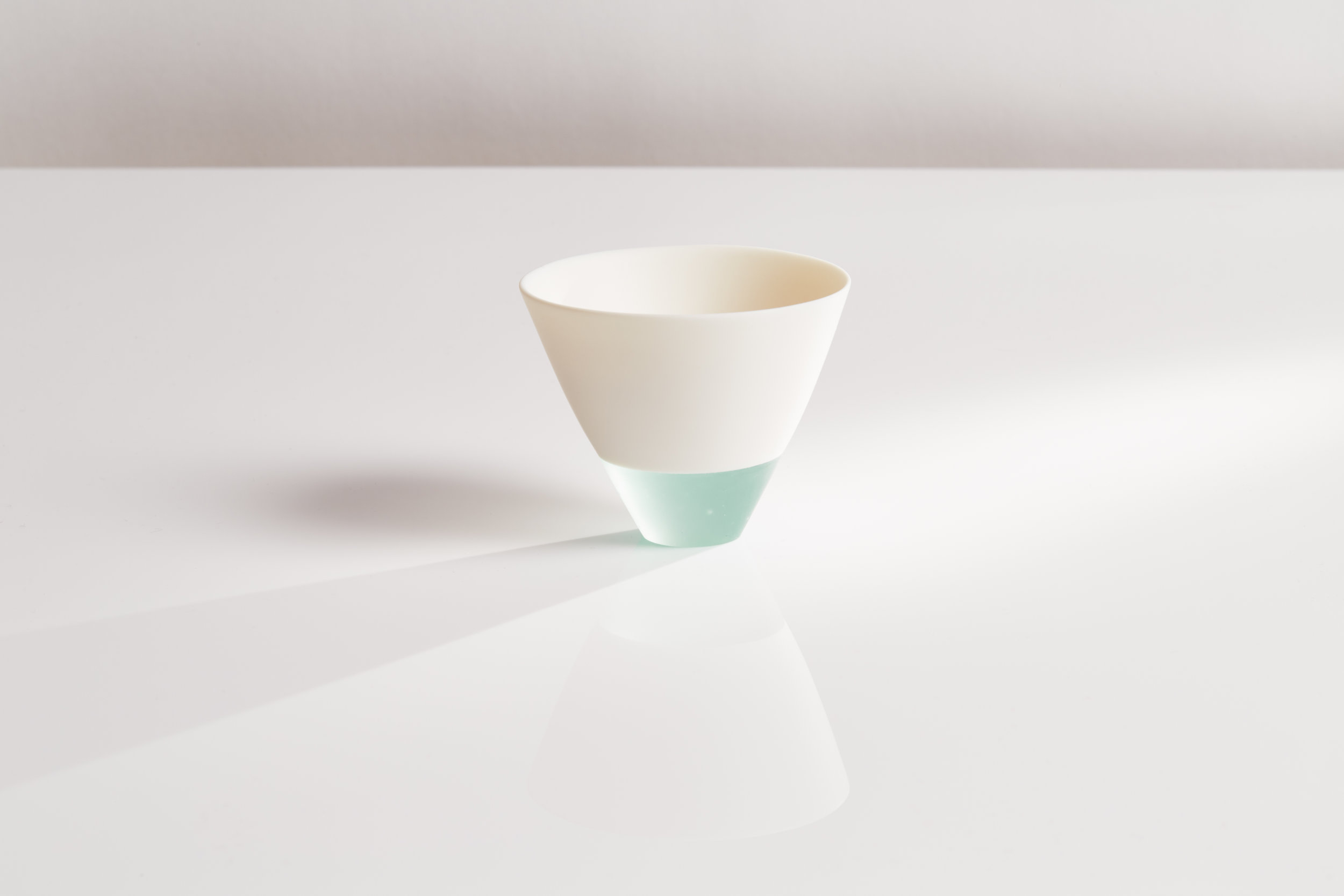4. Sake Cup with Glass Kodai by Misa Tanaka