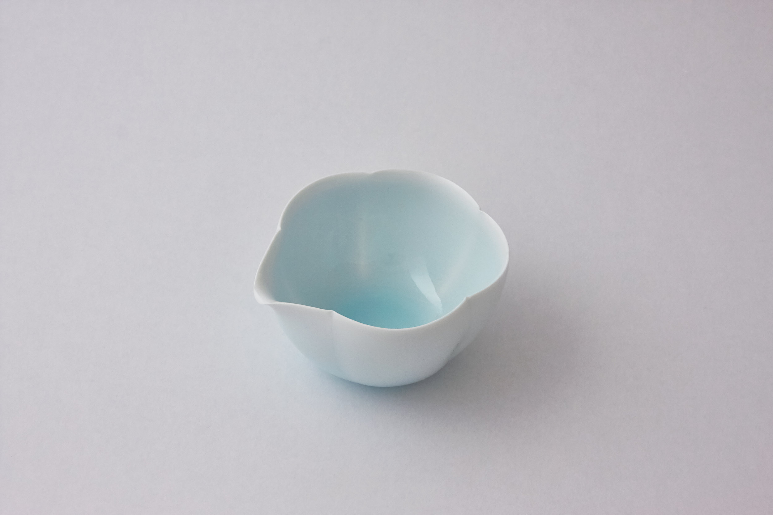 Light Blue Small Katakuchi — flower by Kotaro Ikura