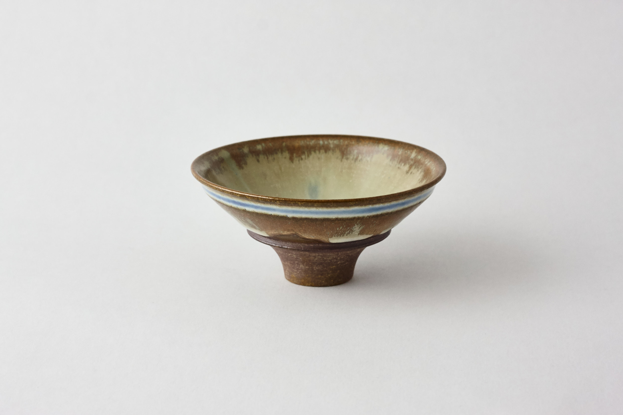 Sake Cup (Dark Brown) by Masako Niimi