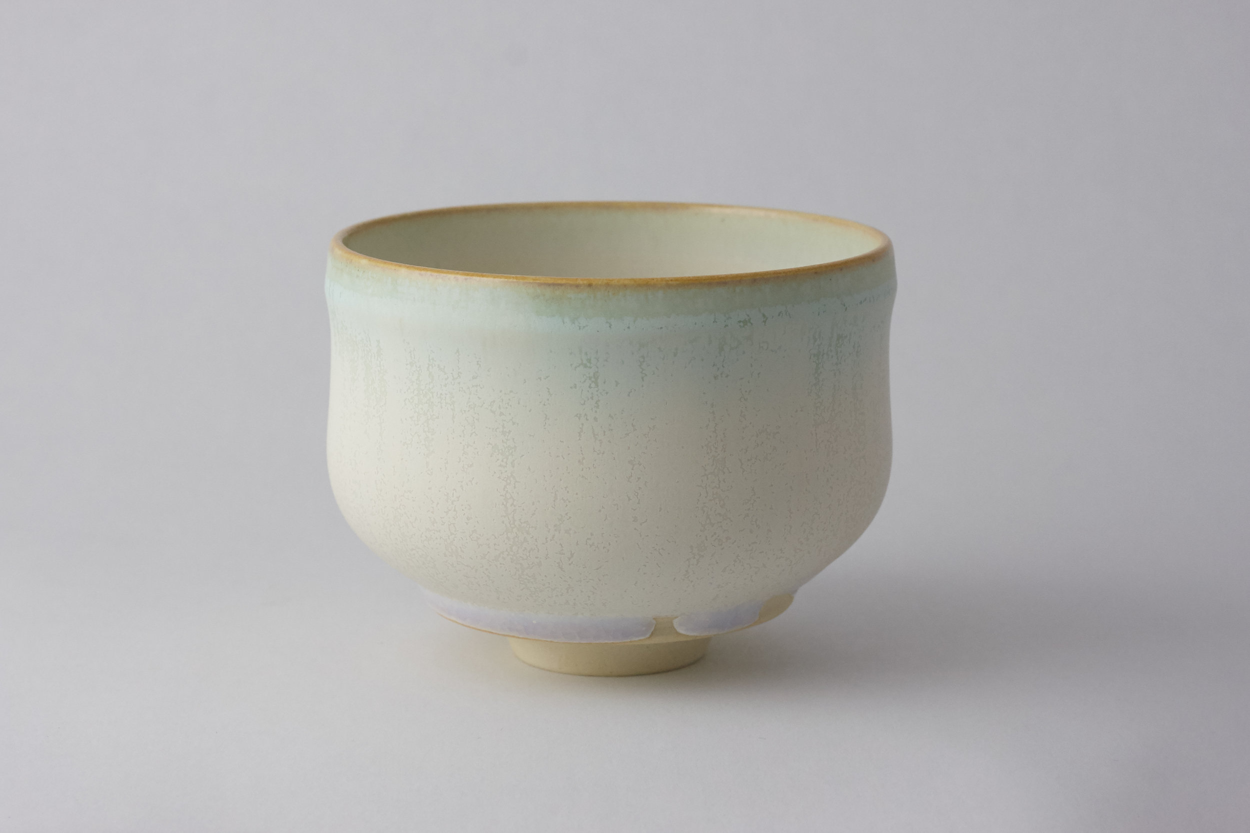 Tea Bowl (Matte Green) by Masako Niimi