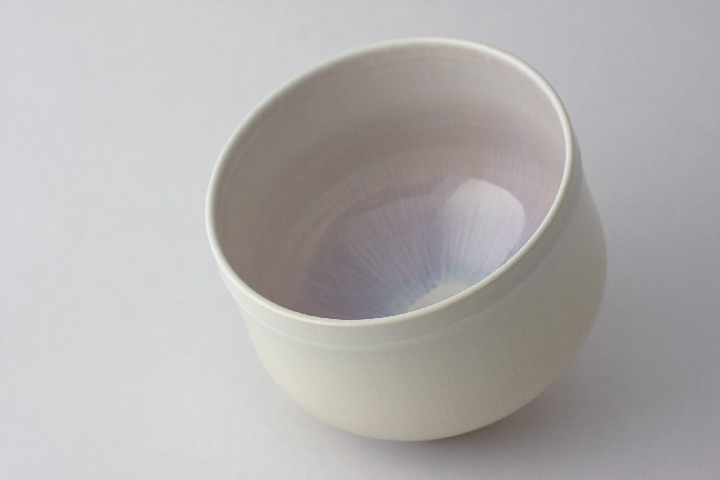 Tea Bowl (Light Blue) by Masako Niimi