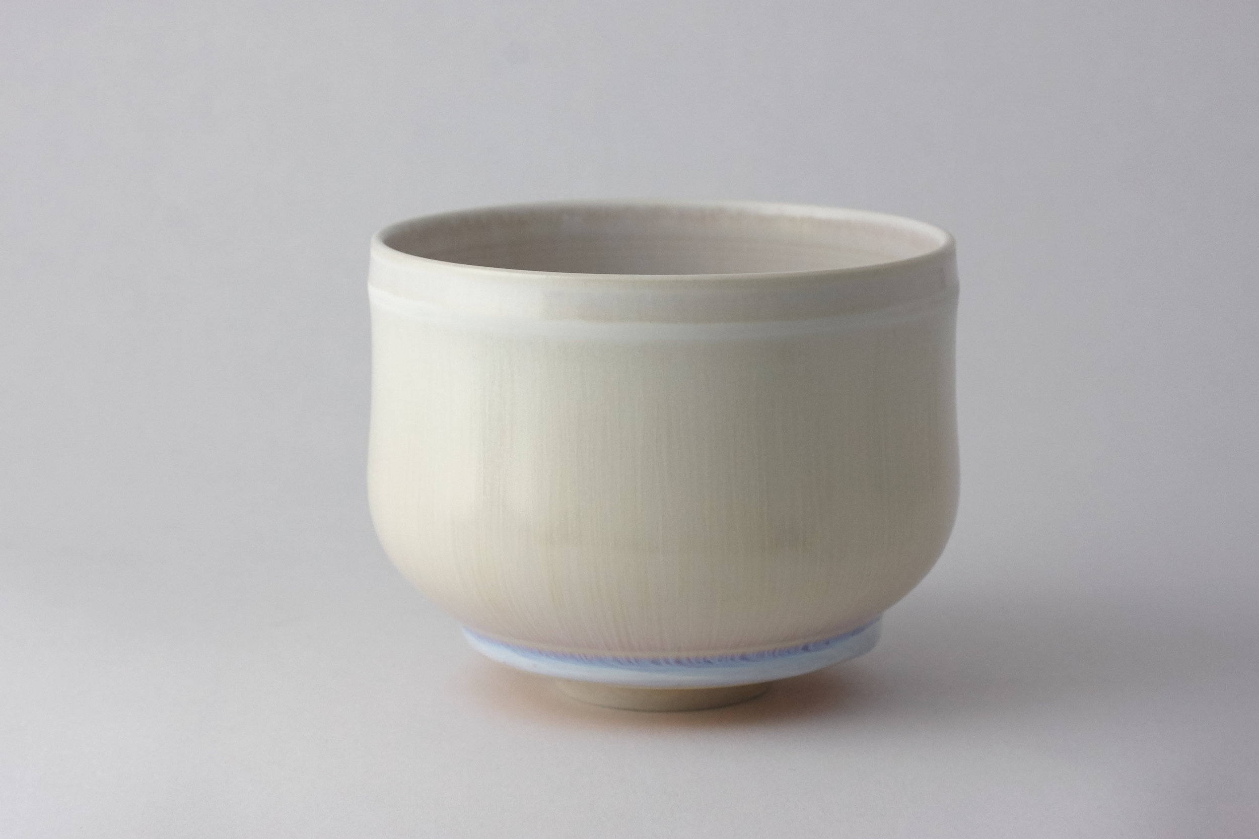 Tea Bowl (Light Blue) by Masako Niimi