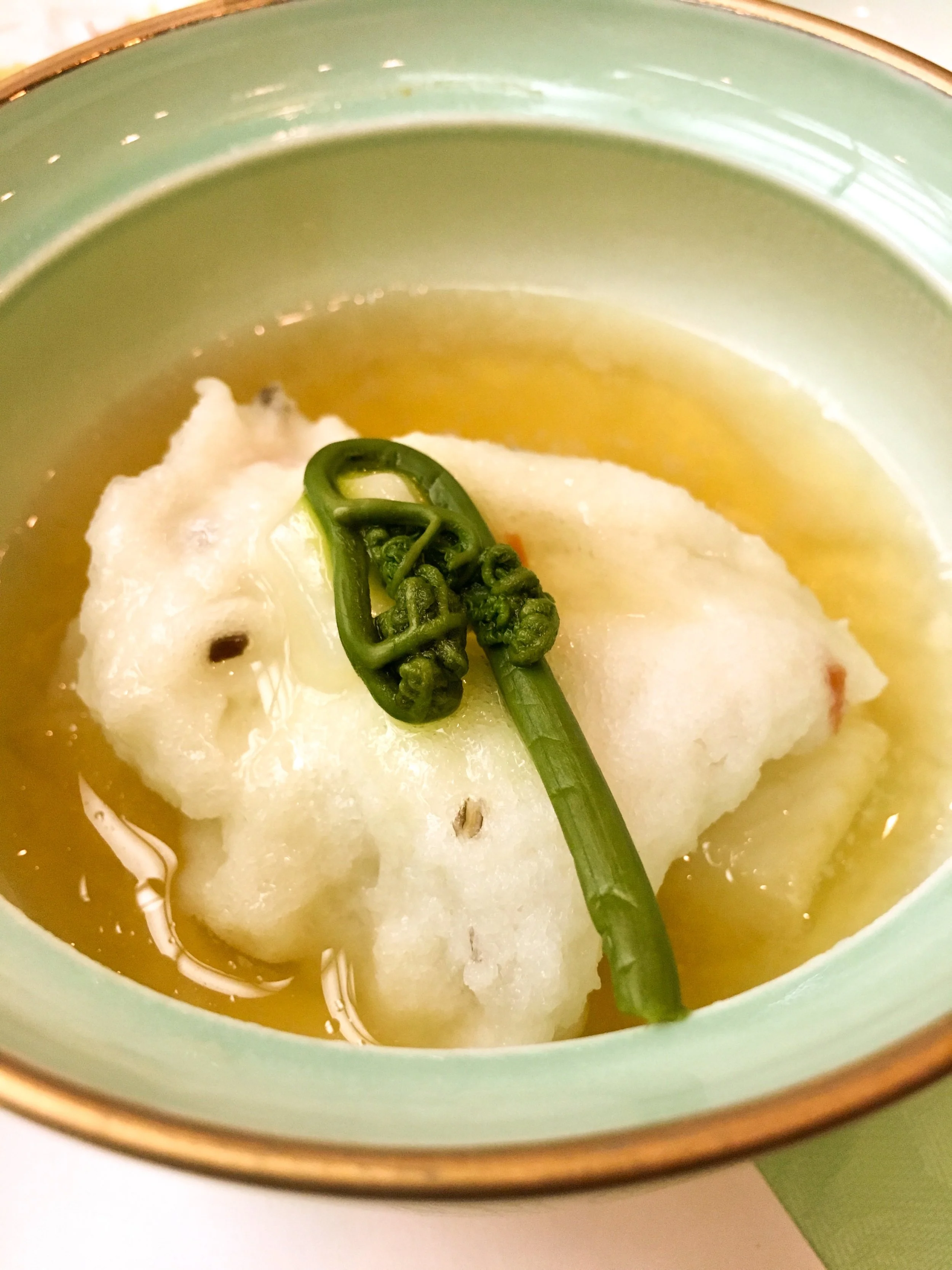 Traditional Kyushu New Year Appetizer with Mountain veggie