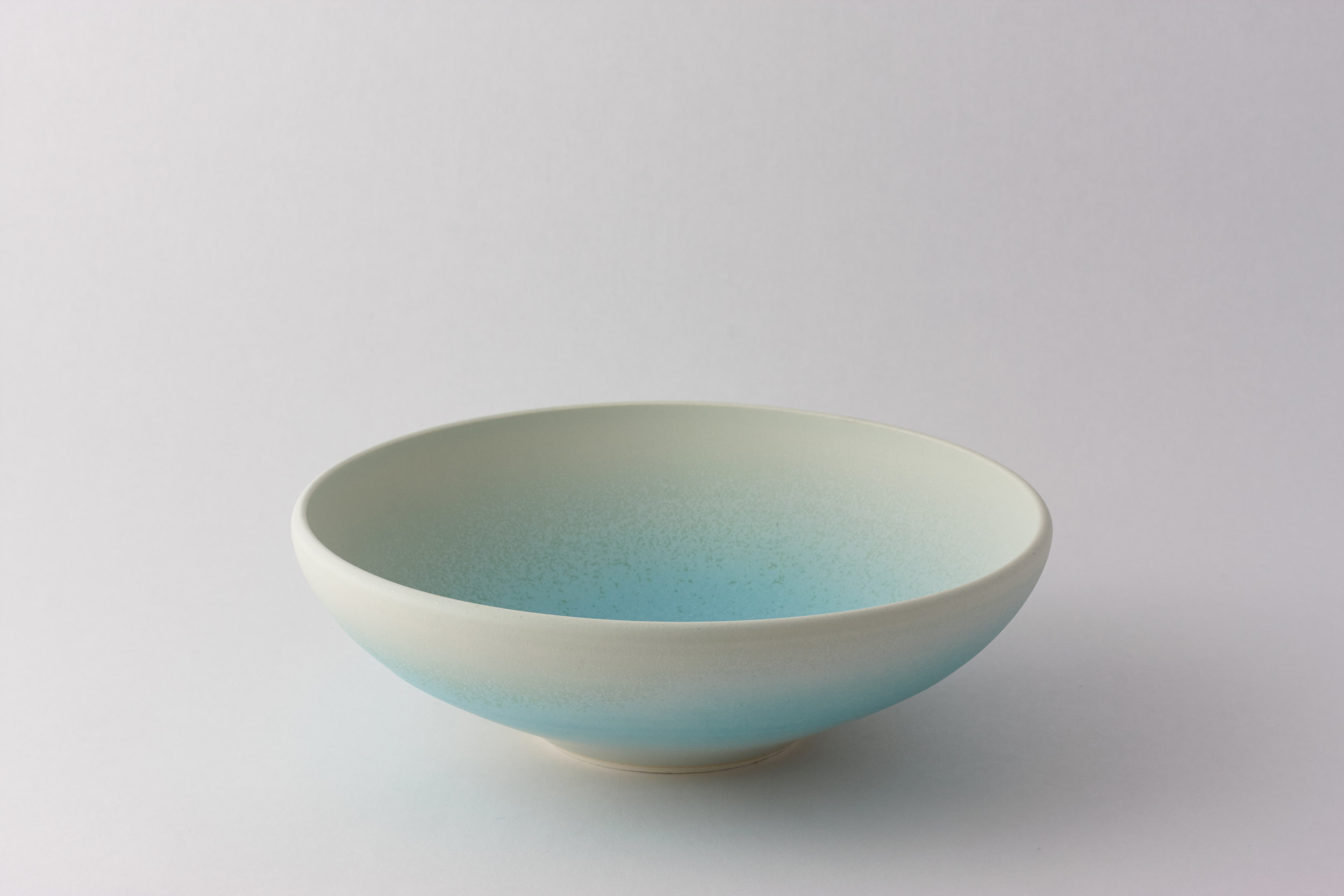 Ice Green Bowl by Ryuji Iwasaki