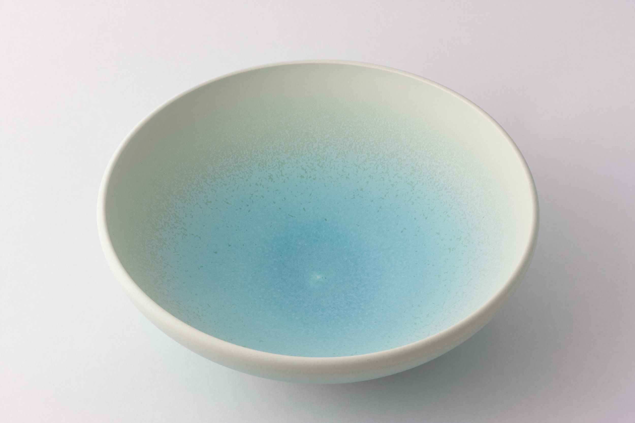 Ice Green Bowl by Ryuji Iwasaki