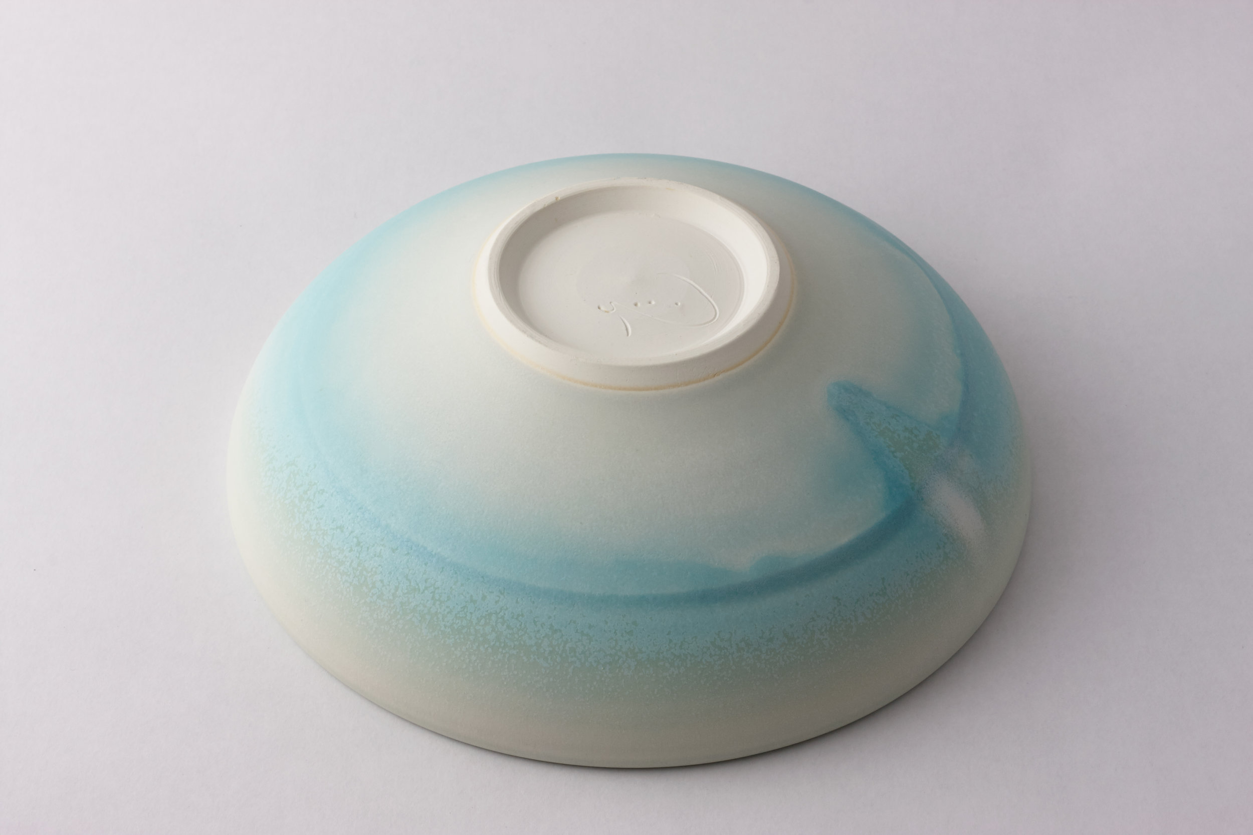 Ice Green Bowl by Ryuji Iwasaki