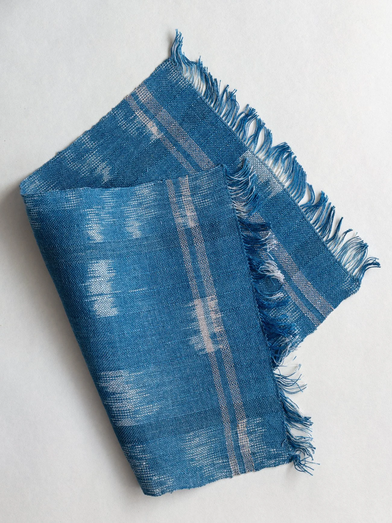 Indigo Woven Linen Placemats by Anri Izai