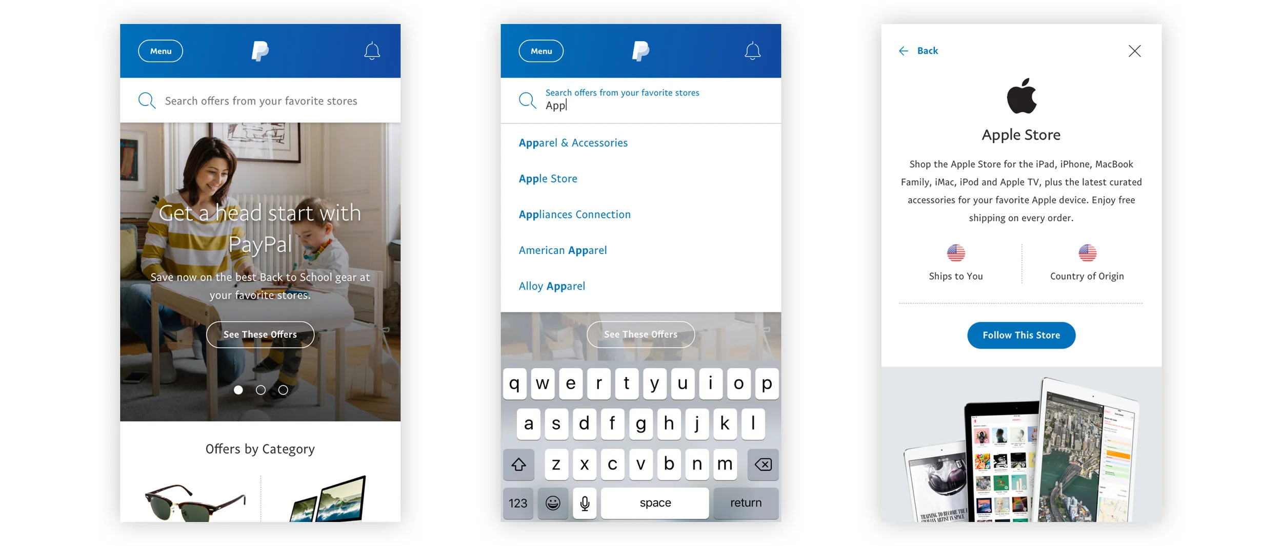 Find and follow your favorite stores and you’ll get alerted to relevant offers.