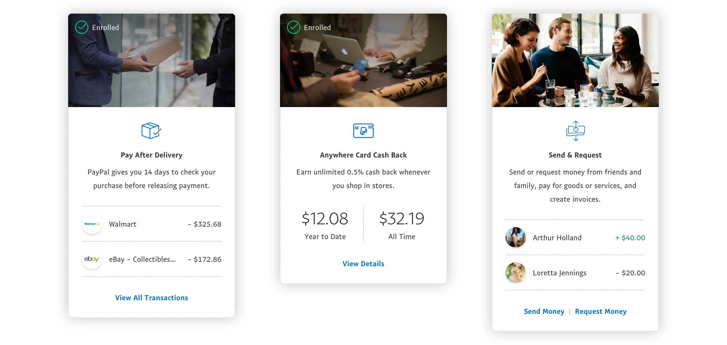 Track the activity of your enrolled benefits over time to know you're taking full advantage.