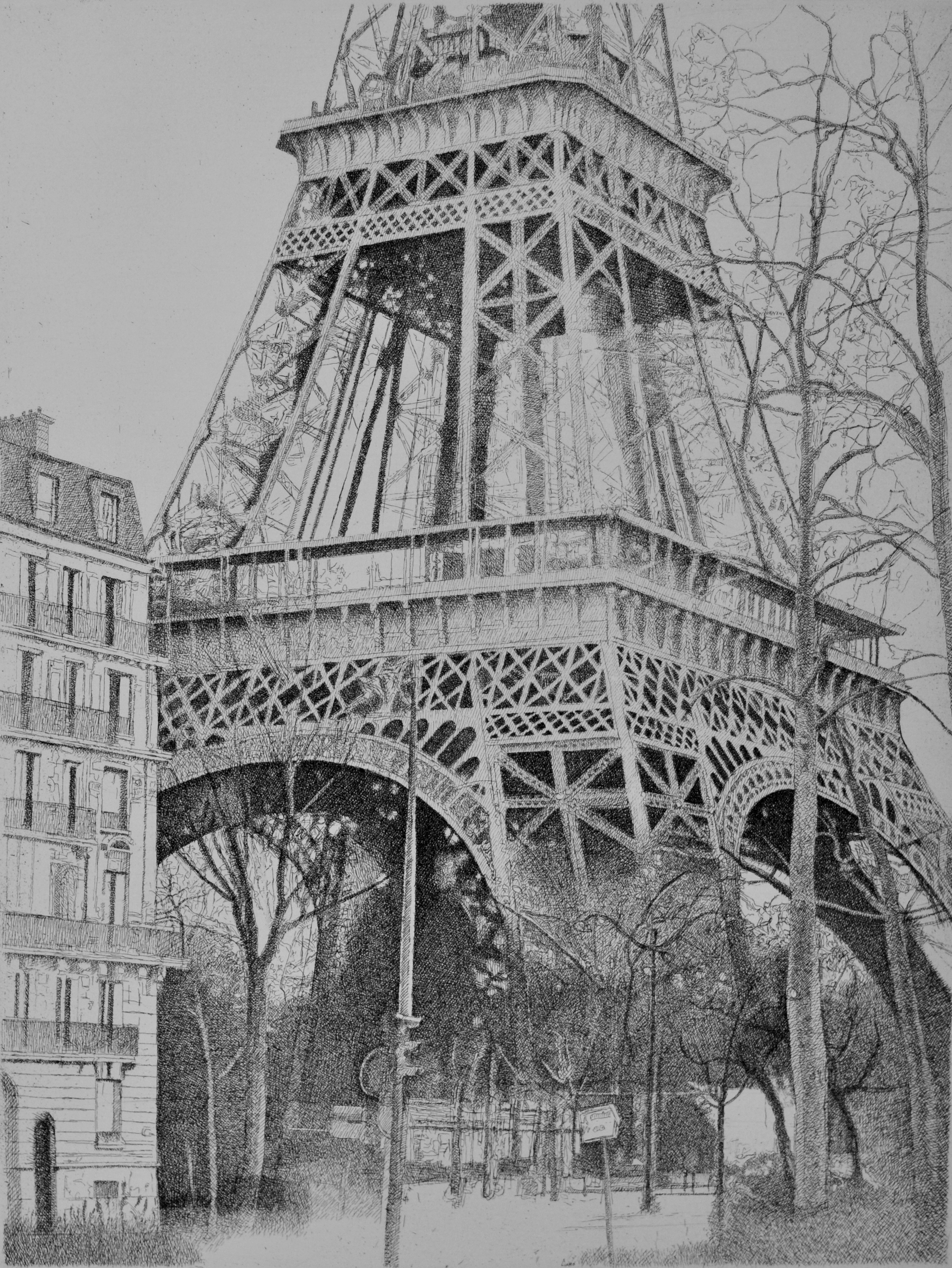  &nbsp; Parigi , 2009 
 Rame inciso all’ acquaforte 
 460 x 350 mm 