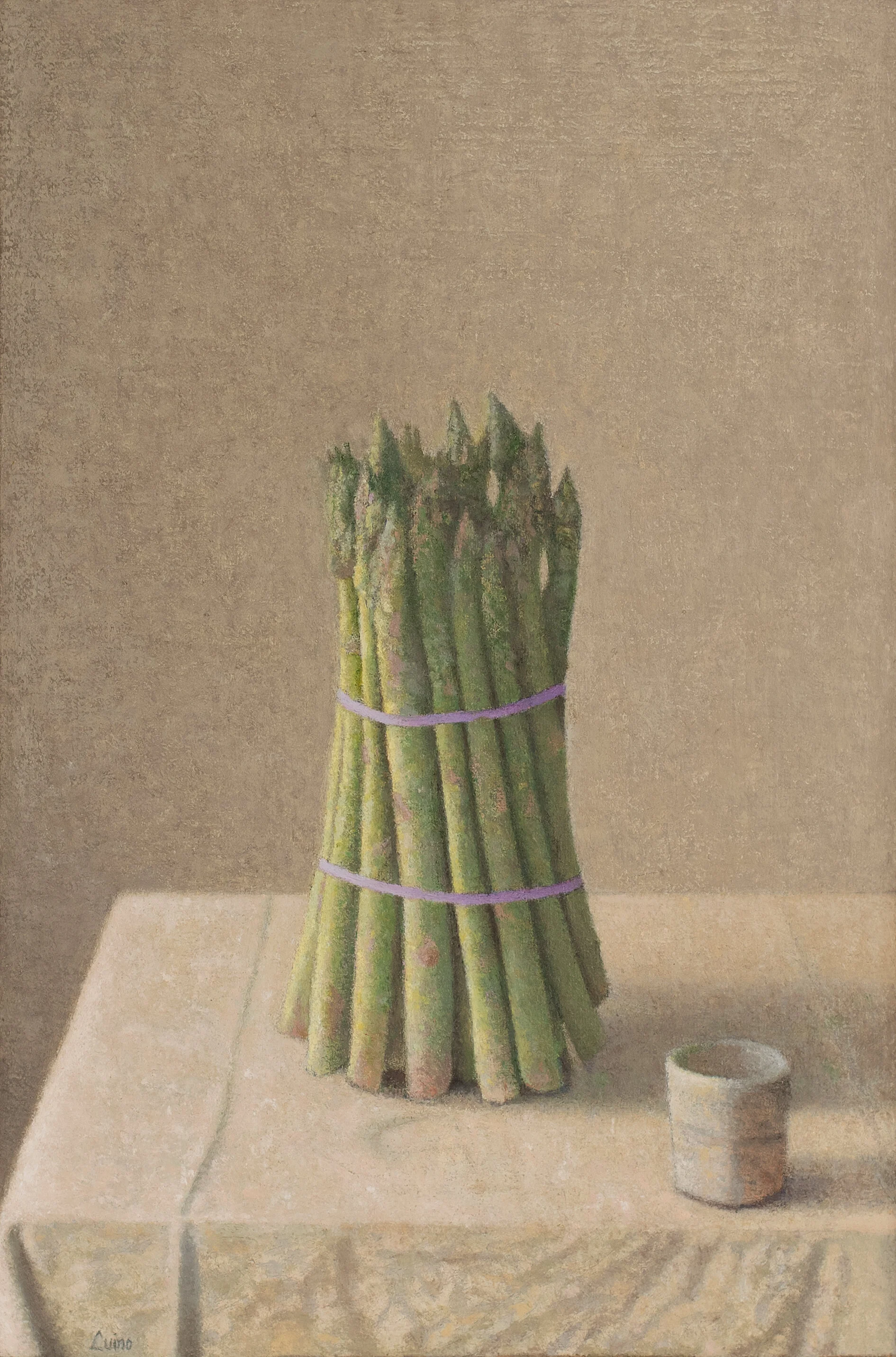   Asparagi , 2020   Olio su tela   30 x 20 cm  