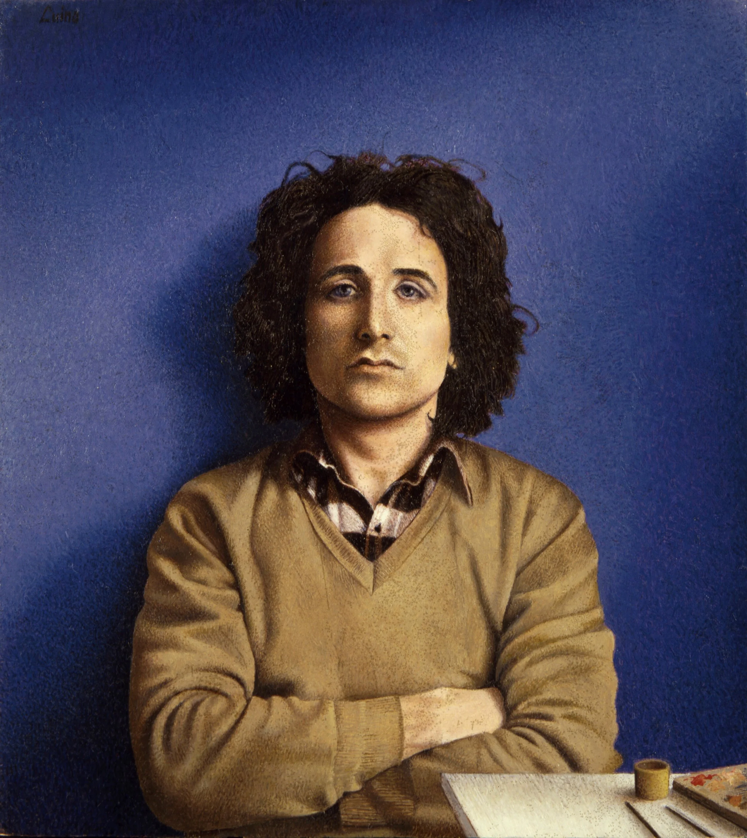   Autoritratto , 1979  Olio su tavola  20 x 18 cm 