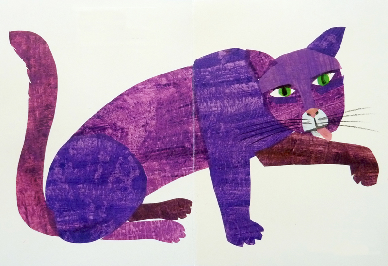 Illustration by Eric Carle , from The Very Hungry Caterpillar