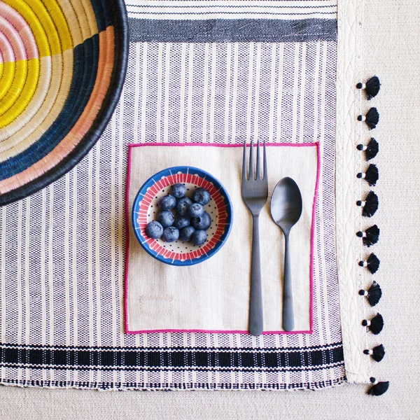 As Of Now textile feature. 