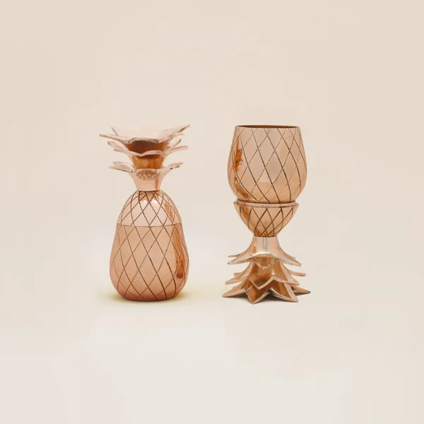 W&P pineapple shot glasses.
