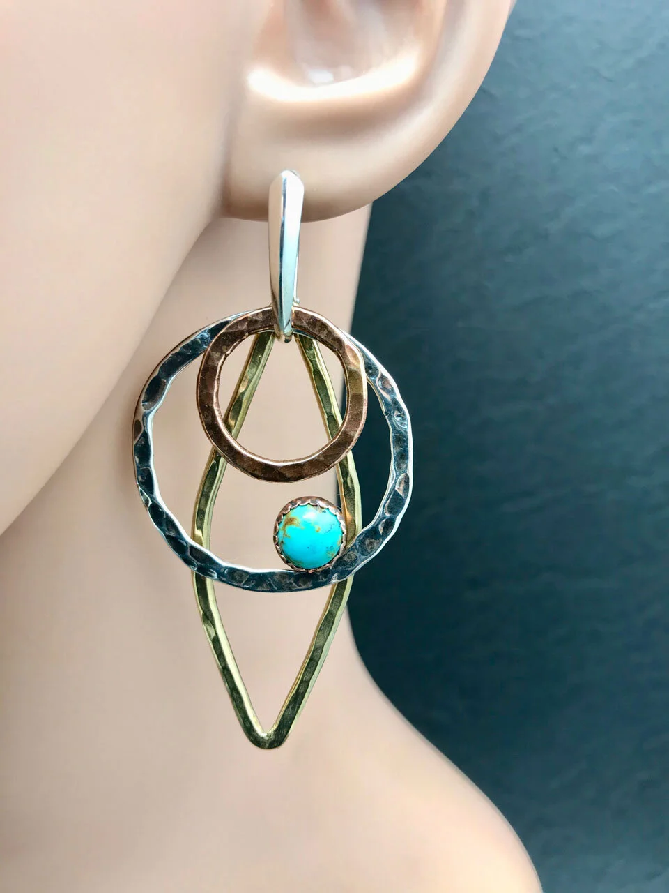 Stone Trilogy Moon Phases Earrings