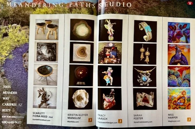 Meandering Paths Studio in Hidden in the Hills Studio Tour!