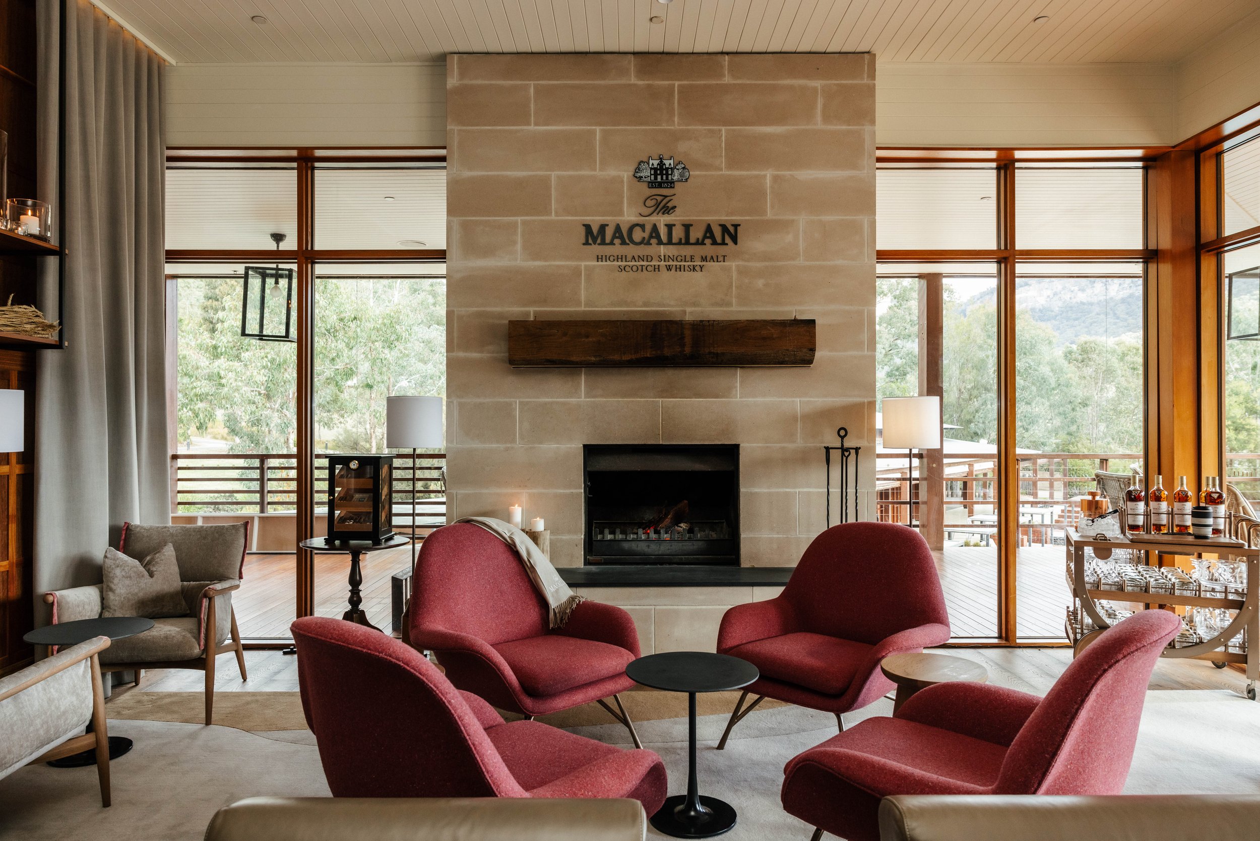 Macallan Lounge, One &amp; Only, Wolgan Valley