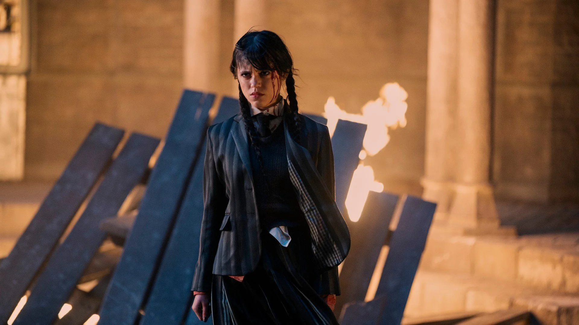 Jenna Ortega Describes WEDNESDAY Season 2 as “A Little More Horror” and “A Lot More Action”